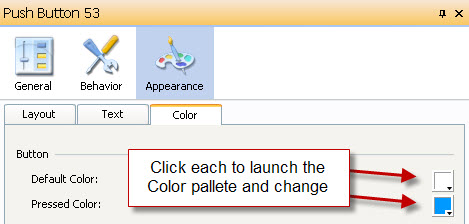 Modify Push Button Colors